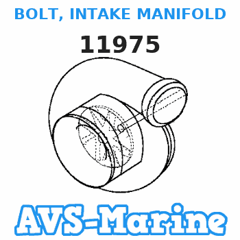 11975 BOLT, INTAKE MANIFOLD Mercruiser 
