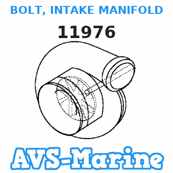 11976 BOLT, INTAKE MANIFOLD Mercruiser 