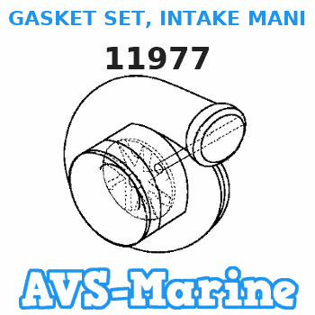11977 GASKET SET, INTAKE MANIFOLD Mercruiser 