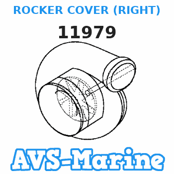 11979 ROCKER COVER (RIGHT) Mercruiser 