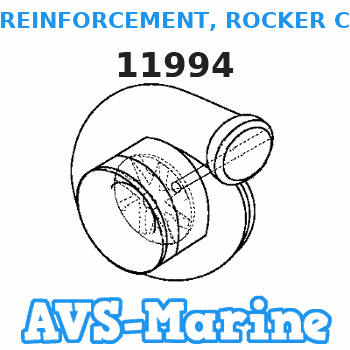 11994 REINFORCEMENT, ROCKER COVER STUD Mercruiser 