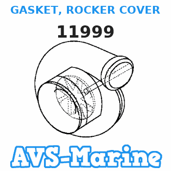 11999 GASKET, ROCKER COVER Mercruiser 