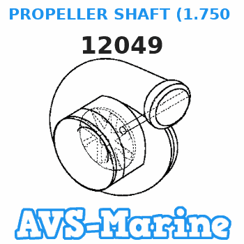 12049 PROPELLER SHAFT (1.750 OD) Mercruiser 