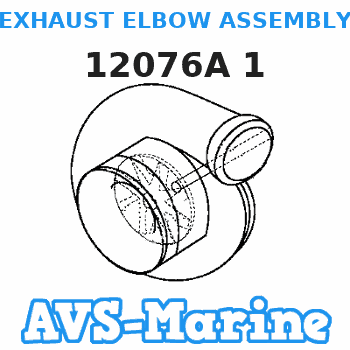 12076A 1 EXHAUST ELBOW ASSEMBLY Mercruiser 