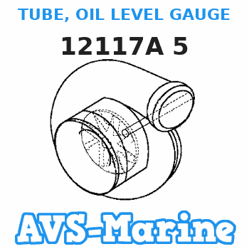12117A 5 TUBE, OIL LEVEL GAUGE Mercruiser 