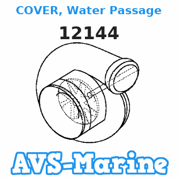 12144 COVER, Water Passage Mercruiser 