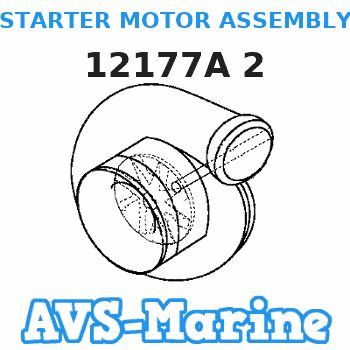 12177A 2 STARTER MOTOR ASSEMBLY Mercruiser 