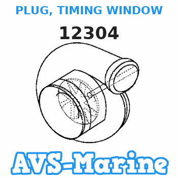 12304 PLUG, TIMING WINDOW Mercruiser 