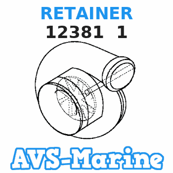 12381 1 RETAINER Mercruiser 