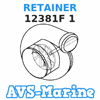 12381F 1 RETAINER Mercruiser 