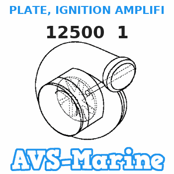 12500 1 PLATE, IGNITION AMPLIFIER USE 3/4" SCREW Mercruiser 
