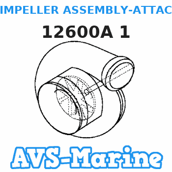 12600A 1 IMPELLER ASSEMBLY-ATTACHES WITH STUD Mercruiser 