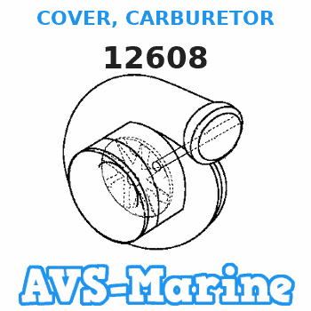 12608 COVER, CARBURETOR Mercruiser 