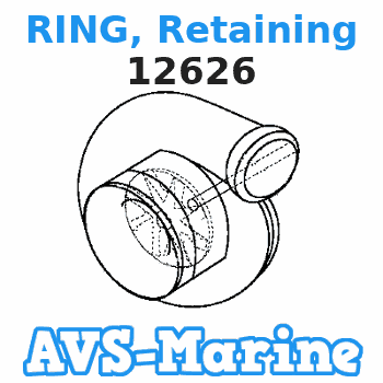 12626 RING, Retaining Mercruiser 