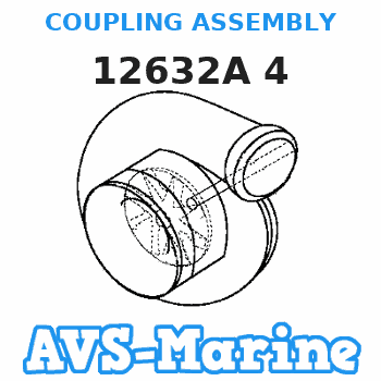 12632A 4 COUPLING ASSEMBLY Mercruiser 