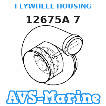 12675A 7 FLYWHEEL HOUSING Mercruiser 