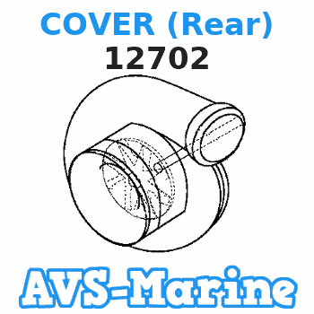 12702 COVER (Rear) Mercruiser 