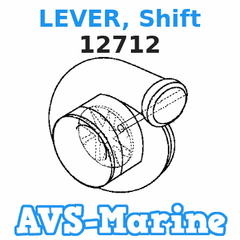 12712 LEVER, Shift Mercruiser 