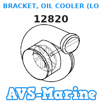 12820 BRACKET, OIL COOLER (LONG) Mercruiser 