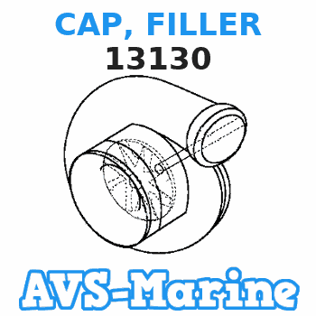 13130 CAP, FILLER Mercruiser 