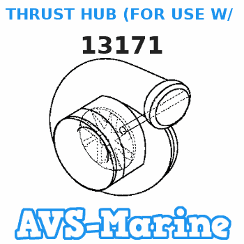 13171 THRUST HUB (FOR USE W/ BLACK MAX PROPELLERS) Mercruiser 