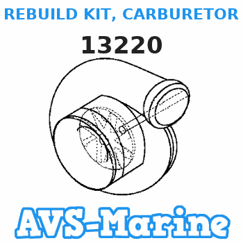 13220 REBUILD KIT, CARBURETOR OVERHAUL Mercruiser 