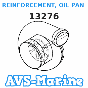 13276 REINFORCEMENT, OIL PAN (STDB.) 1 Mercruiser 