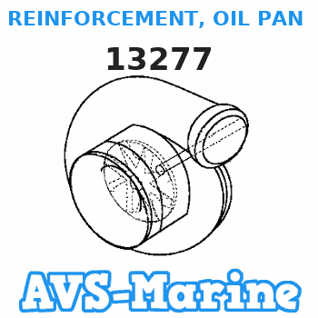 13277 REINFORCEMENT, OIL PAN (PORT) Mercruiser 