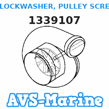 1339107 LOCKWASHER, PULLEY SCREW Mercruiser 