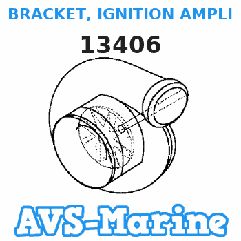 13406 BRACKET, IGNITION AMPLIFIER Mercruiser 