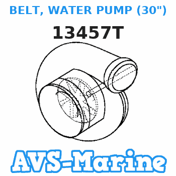 13457T BELT, WATER PUMP (30") Mercruiser 