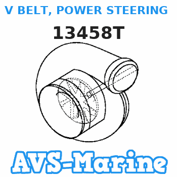 13458T V BELT, POWER STEERING (55") Mercruiser 