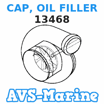 13468 CAP, OIL FILLER Mercruiser 