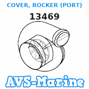 13469 COVER, ROCKER (PORT) Mercruiser 