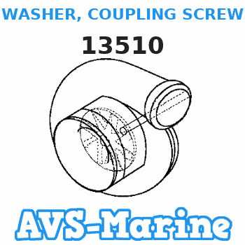 13510 WASHER, COUPLING SCREW Mercruiser 