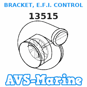 13515 BRACKET, E.F.I. CONTROL BOX Mercruiser 