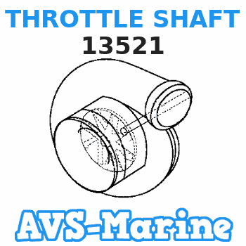 13521 THROTTLE SHAFT Mercruiser 