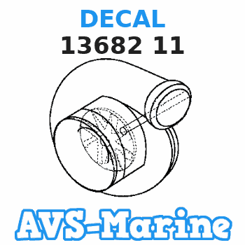 13682 11 DECAL Mercruiser 