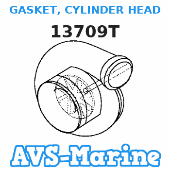 13709T GASKET, CYLINDER HEAD Mercruiser 