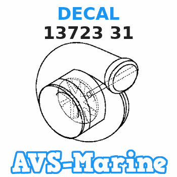 13723 31 DECAL Mercruiser 