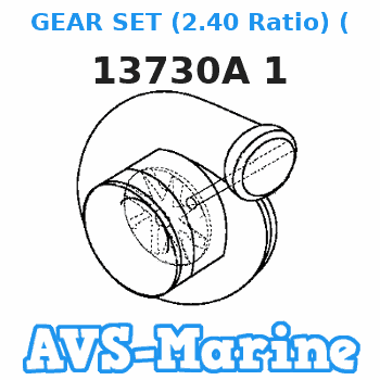 13730A 1 GEAR SET (2.40 Ratio) (14/28 Teeth) Mercruiser 