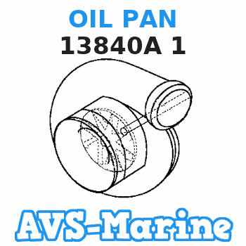 13840A 1 OIL PAN Mercruiser 