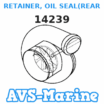 14239 RETAINER, OIL SEAL(REAR) Mercruiser 