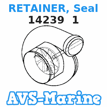 14239 1 RETAINER, Seal Mercruiser 