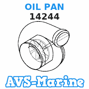 14244 OIL PAN Mercruiser 