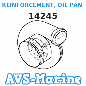 14245 REINFORCEMENT, OIL PAN (RIGHT) Mercruiser 