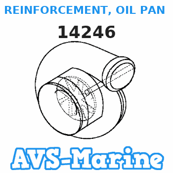 14246 REINFORCEMENT, OIL PAN (LEFT) Mercruiser 