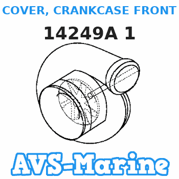 14249A 1 COVER, CRANKCASE FRONT Mercruiser 