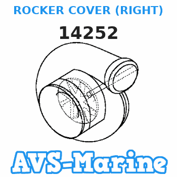 14252 ROCKER COVER (RIGHT) Mercruiser 