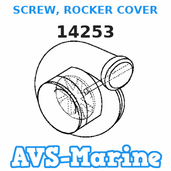 14253 SCREW, ROCKER COVER Mercruiser 